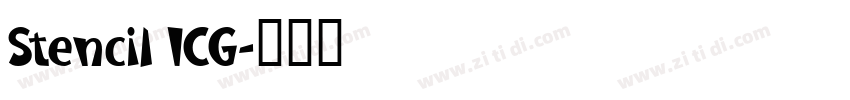 Stencil ICG字体转换